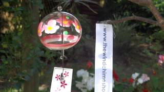 Japanese Wind Chime Furin Pink Blossom [upl. by Wright]