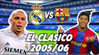 EL CLASICO 0506 Season  Real Madrid v FC Barcelona  The Most Realistic Football Game Ever Made [upl. by Etnohs]