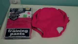 Review Gerber Training Pants Old and New Designs [upl. by Ika318]