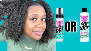 Pop Lock Glaze vs Mousse Def Texture Foam  The Doux Wash and Go [upl. by Maggio]