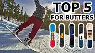 Top 5 Snowboards for Butter Tricks  2018 [upl. by Bonaparte]