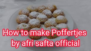 How To Make Poffertjes By Afri Sapta Official [upl. by Aniteb]