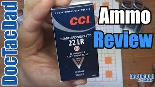 CCI Standard Velocity 22LR  Ammo Review [upl. by Favianus]