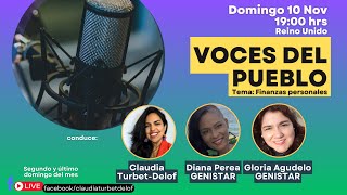 VOCES DEL PUEBLO Tema Finanzas personales [upl. by Nohtan]