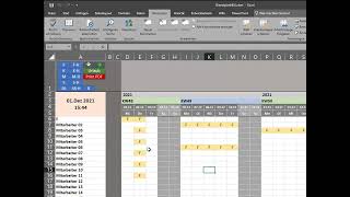 Excel 201619 Dienstplan Part3 Reiner Mairon [upl. by Llehsal274]