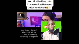 NON MUSLIM REACTS TO CONVERSATION BETWEEN JESUS AND ALLAH  IMAN DAWAH INSTITUTE [upl. by Emee]