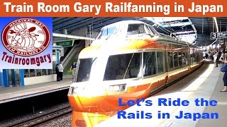 Train Room Gary Railfanning in Japan [upl. by Artinad]