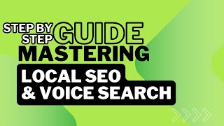 SEO amp Voice Search A StepByStep Guide [upl. by Tugman]