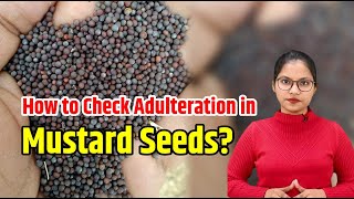 How to Check Argemone Seeds Adulteration in Mustard [upl. by Odlanar938]