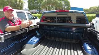 Truxedo Truxport amp Weather Tech Bed Liner on a 2023 Nissan Frontier review by CampH Auto Accessories [upl. by Ecnal]