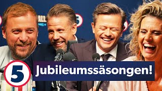 Stjärnspäckad presskonferens om den nya säsongen  Alla mot alla  All Stars  Kanal 5 Sverige [upl. by Ennaehr]