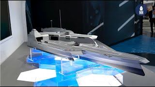 New ship designs at MADEX 2023 HHI and Hanwha Ocean [upl. by Margeaux]