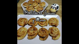 Rollitos de Jamón y Queso [upl. by Oralee]