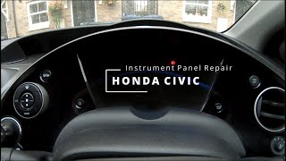 Honda Civic MkVIII Instrument Cluster Light Repair  Not as straight forward as I thought [upl. by Searby]