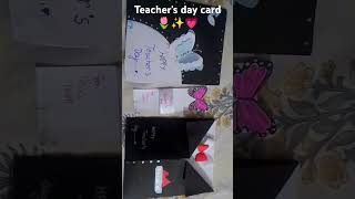 Teachers de card handmade cards🌷✨💗 [upl. by Stafani]