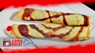 Cómo Decorar Panqueques o Crepes con Dibujos [upl. by Adoree]