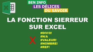 Comment utiliser la Fonction SIERREUR dExcel [upl. by Anton]