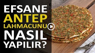 Efsane Antep Lahmacunu Nasıl Yapılır I Evde Lahmacun I Legendary The Gaziantep Lahmacun [upl. by Enoj]