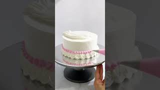 Cake decorating ideas for beginners cake shortsfeed trending ytshorts cakeart shorts cream [upl. by Annai]