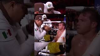 eddyreynoso haciendo su magia en la esquina de canelo vs edgarberlanga saulalvarez boxeo [upl. by Waldemar]