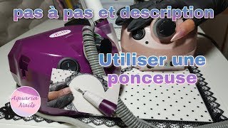 Utiliser une ponceuse  description ponceuse  pas à pas et astuce  info pour gaucher [upl. by Hiltan]