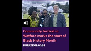 BBC Three Counties Radio Breakfast Show Black History Month event on Monday 30 September 2024 [upl. by Lindi367]