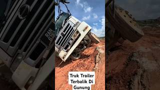 Truk Trailer Di Gunungshortsshortherichanneltrending viralanimasimobiltruktrailerbus truck [upl. by Jewell]