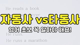 자동사 vs 타동사 이젠 헷갈리지 마세요 영어문법꿀팁 [upl. by Nevyar]