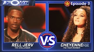 Rell Jerv vs Cheyenne Elliott Full Performance with Results ampComments The Four 2018 Episode 3 [upl. by Cordie]