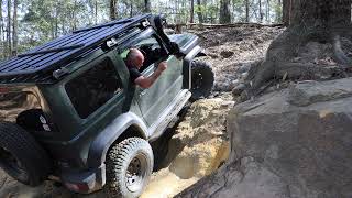 JBZOOKs Suzuki Jimny JB74 does Watagans State Forest Wishing Well track [upl. by Notled]