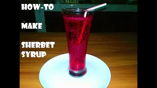 How to make sherbet syrup [upl. by Ylil]