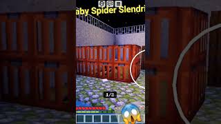 Baby Spider Slendrina Minecraft mod Is Very Cute At Granny 2 House shorts [upl. by Nylrad592]