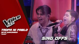 The Voice Kids Nevin Garceniego performs Shine on Coach Pablos side  Sing Offs [upl. by Marashio]