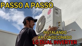 Vídeo Aula  Como Instalar Ar Condicionado Split LG Dual Inverter Corretamente  Passo a Passo [upl. by Lenej]