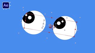 Eye Blink Animation in After Effects [upl. by Druci]