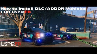 How to install Real Police cars ELS Vehicles into LSPDFR mods  Updated 2024 Tutorial [upl. by Htrahddis]