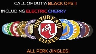 Black Ops 2 Zombies  All Perk Jingles Including Electric Cherry VerrucktBuried [upl. by Michell639]