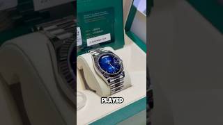 INSANE blue ombré sold💙trending trendingshorts fyp foryoupage luxurywatches rolex viralvideo [upl. by Siloa]