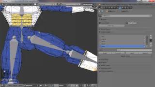 Tutorial 3 Adding an armature Skinning Blender 26 Part 2 [upl. by Luane]