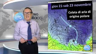 Tendenza meteo 10 giorni scende linverno sullItalia Freddo e neve in arrivo [upl. by Fortier]