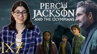 PERCY JACKSON AND THE OLYMPIANS 1x7 REACTION EPISODE 7 [upl. by Olva309]