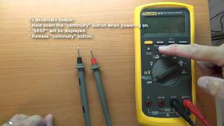 Fluke 87 V  Fluke 875  28II Power on options  features Not obviously visible features [upl. by Narrad792]