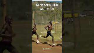 KENYAN SPEED WORKOUT shorts [upl. by Atteiluj]