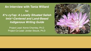 An Interview with Tania Willard [upl. by Aeel]