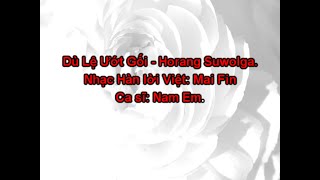 Karaoke Dù Lệ Ướt Gối  Nam Em Tone Nam Thấp [upl. by Naejeillib]