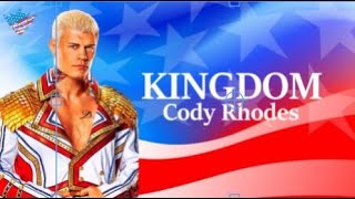 Cody Rhodes WWE Theme Song  Kingdomlyrics  Symphony version [upl. by Radford]