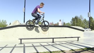 Drayton Valley AB SKATEPARK BMX Edit [upl. by Alleuol]