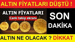 1 ARALIK 2023 ALTIN FİYATLARI BUGÜN NE KADAR GRAM ALTIN ÇEYREK ALTIN YARIM TAM ALTIN FİYATLARI [upl. by Ahsat]