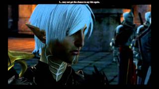 Dragon Age II Fenris Act III Romance Humorous Final Kiss [upl. by Bork414]