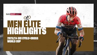 Maasmechelen  Men Elite Highlights  202324 UCI Cyclocross World Cup [upl. by Euqinehs586]